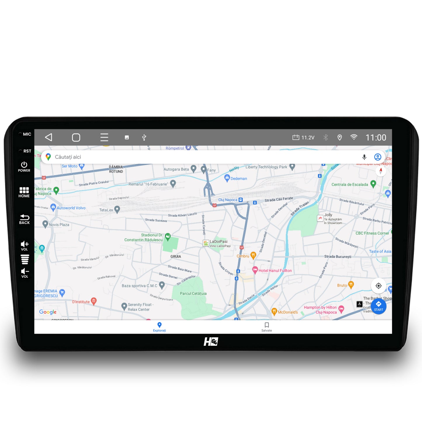 Navigatie HUB64 Audi A3/ S3/ RS3, 8GB RAM, Android, Octacore, Slot Sim 4G, DSP, GPS, Wi-FI, Carplay, Android Auto, USB, Bluetooth, Waze, Touchscreen, 9 Inch
