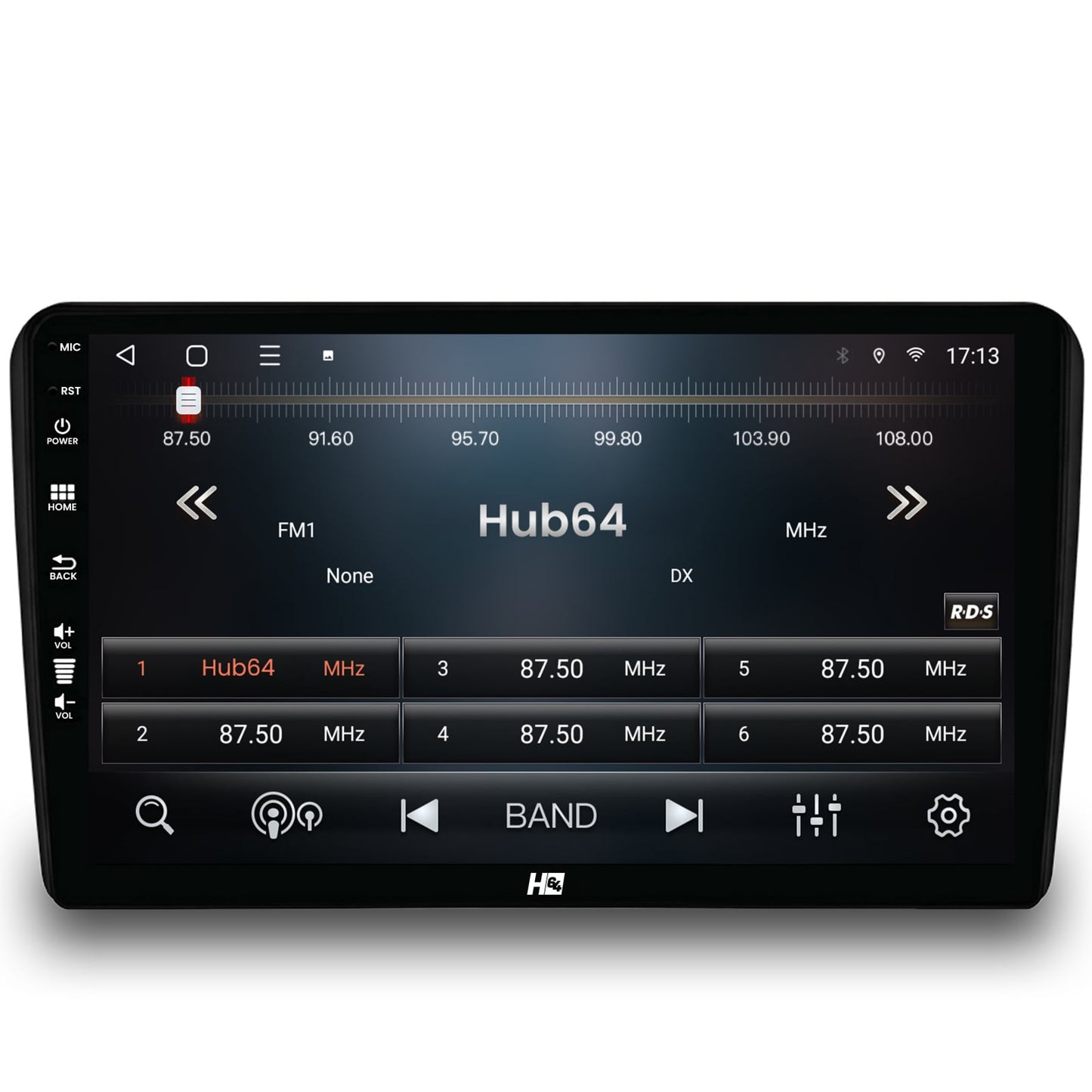 Navigatie HUB64 Audi A3/ S3/ RS3, 8GB RAM, Android, Octacore, Slot Sim 4G, DSP, GPS, Wi-FI, Carplay, Android Auto, USB, Bluetooth, Waze, Touchscreen, 9 Inch