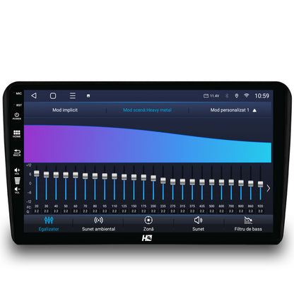 Navigatie HUB64 Audi A3/ S3/ RS3, 8GB RAM, Android, Octacore, Slot Sim 4G, DSP, GPS, Wi-FI, Carplay, Android Auto, USB, Bluetooth, Waze, Touchscreen, 9 Inch