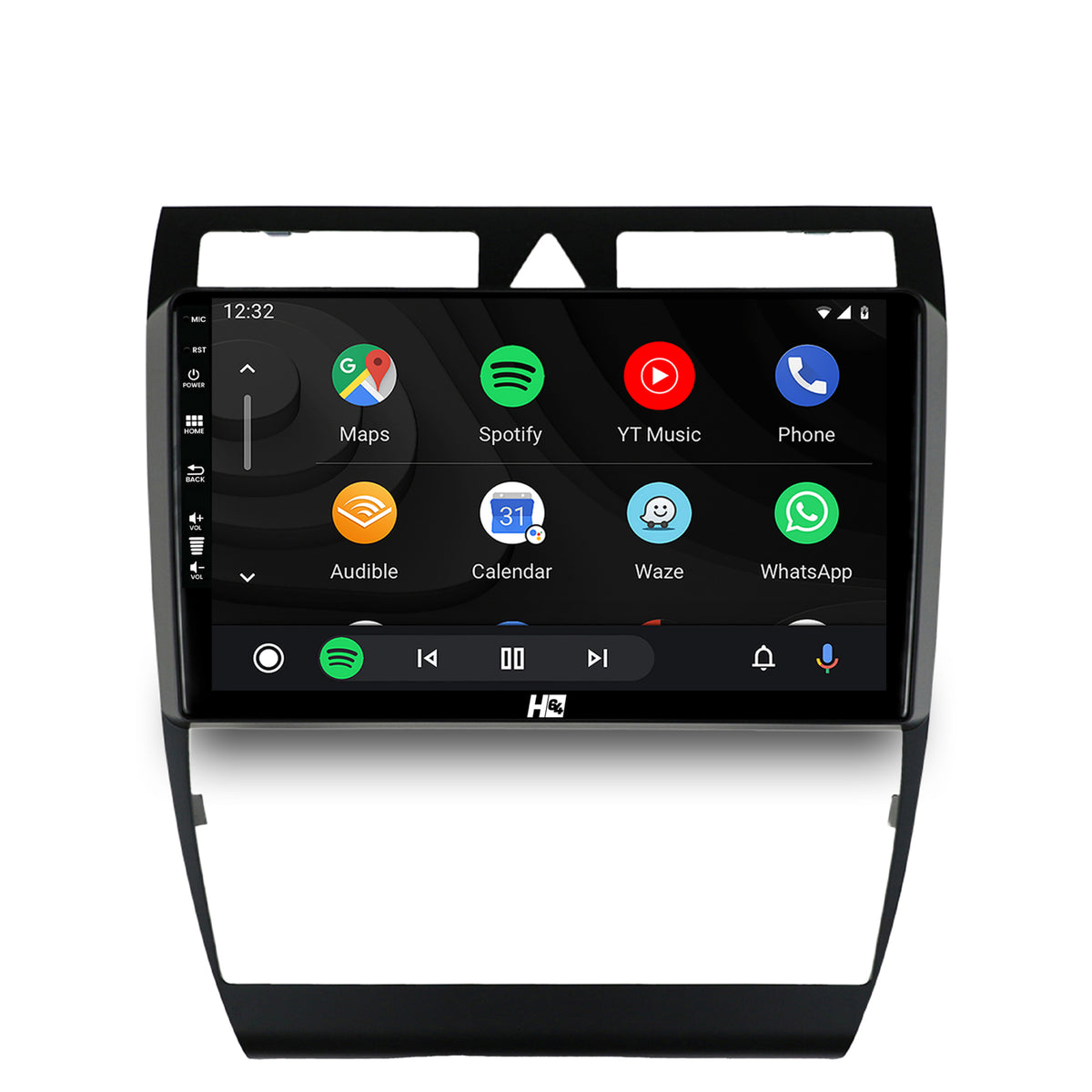 Navigatie HUB64 Audi A6 (1999-2004), 4GB RAM, Android, Quadcore, DSP, GPS, Wi-FI, Carplay, Android Auto, USB, Bluetooth, Waze, Touchscreen, 9 inch