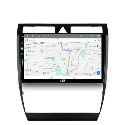 Navigatie HUB64 Audi A6 (1999-2004), 8GB RAM, Android, Octacore, Slot Sim 4G, DSP, GPS, Wi-FI, Carplay, Android Auto, USB, Bluetooth, Waze, Touchscreen, 9 Inch