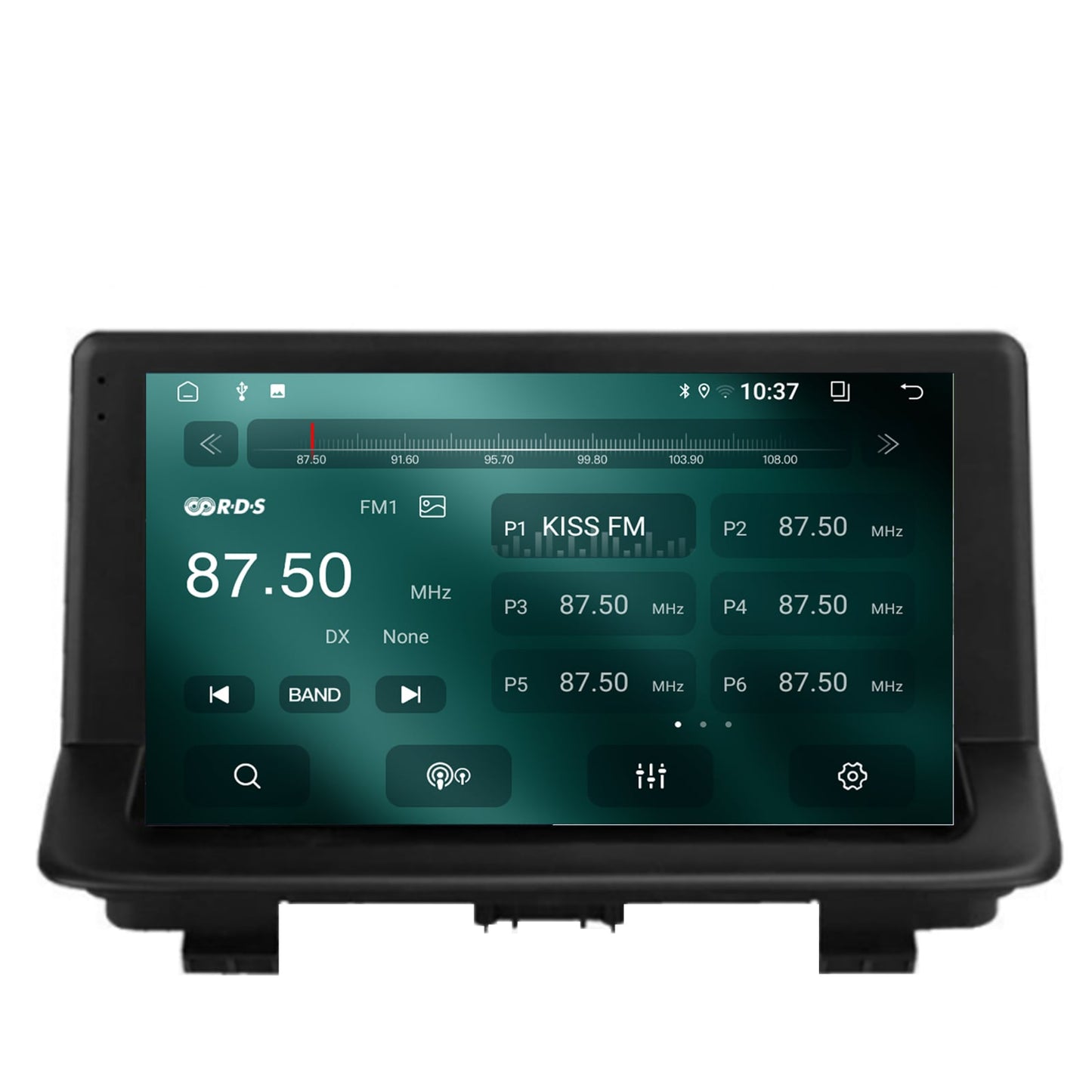 Navigatie HUB64 Audi Q3 (2011-2018), 2GB RAM, Android, GPS, Wi-FI, Carplay, Android Auto, USB, Bluetooth, Radio, Waze, Touchscreen, 9 inch