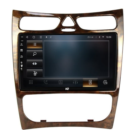 Navigatie HUB64 Benz CLK (W209) (2002-2006), 2GB RAM, Android, GPS, Wi-FI, Carplay, Android Auto, USB, Bluetooth, Radio, Waze, Touchscreen, 9 inch