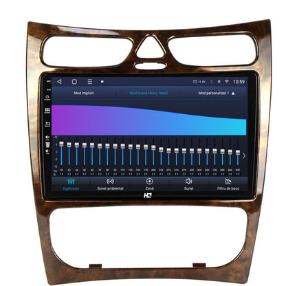 Navigatie HUB64 Benz CLK (W209) (2002-2006), 4GB RAM, Android, Octacore, Slot Sim 4G, DSP, GPS, Wi-FI, Carplay, Android Auto, USB, Bluetooth, Waze, Touchscreen, 9 inch