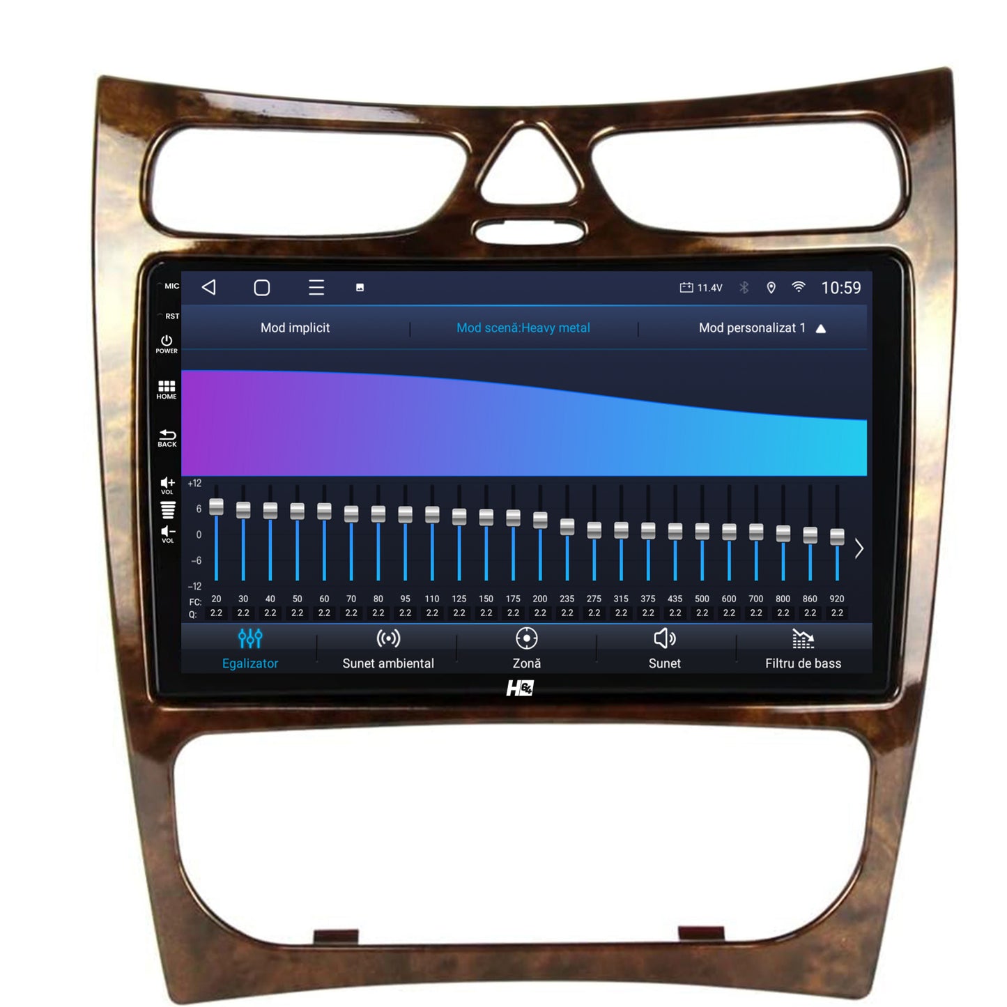 Navigatie HUB64 Benz CLK (W209) (2002-2005), 8GB RAM, Android, Octacore, Slot Sim 4G, DSP, GPS, Wi-FI, Carplay, Android Auto, USB, Bluetooth, Waze, Touchscreen, 9 Inch