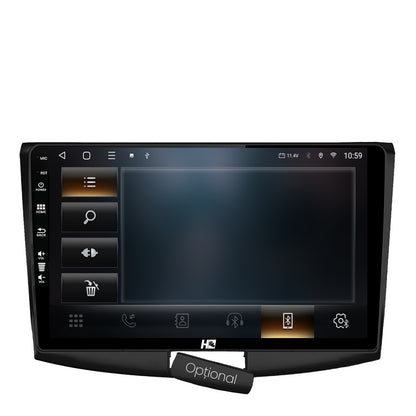 Navigatie HUB64 (BLACK) Volkswagen Passat B6 / B7 / CC, 2GB RAM, Android, GPS, Wi-FI, Carplay, Android Auto, USB, Bluetooth, Radio, Waze, Touchscreen, 10.1 inch