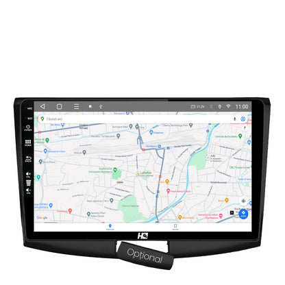 Navigatie HUB64 (BLACK) Volkswagen Passat B6 / B7 / CC, 4GB RAM, Android, Octacore, Slot Sim 4G, DSP, GPS, Wi-FI, Carplay, Android Auto, USB, Bluetooth, Waze, Touchscreen,, 10.1 Inch