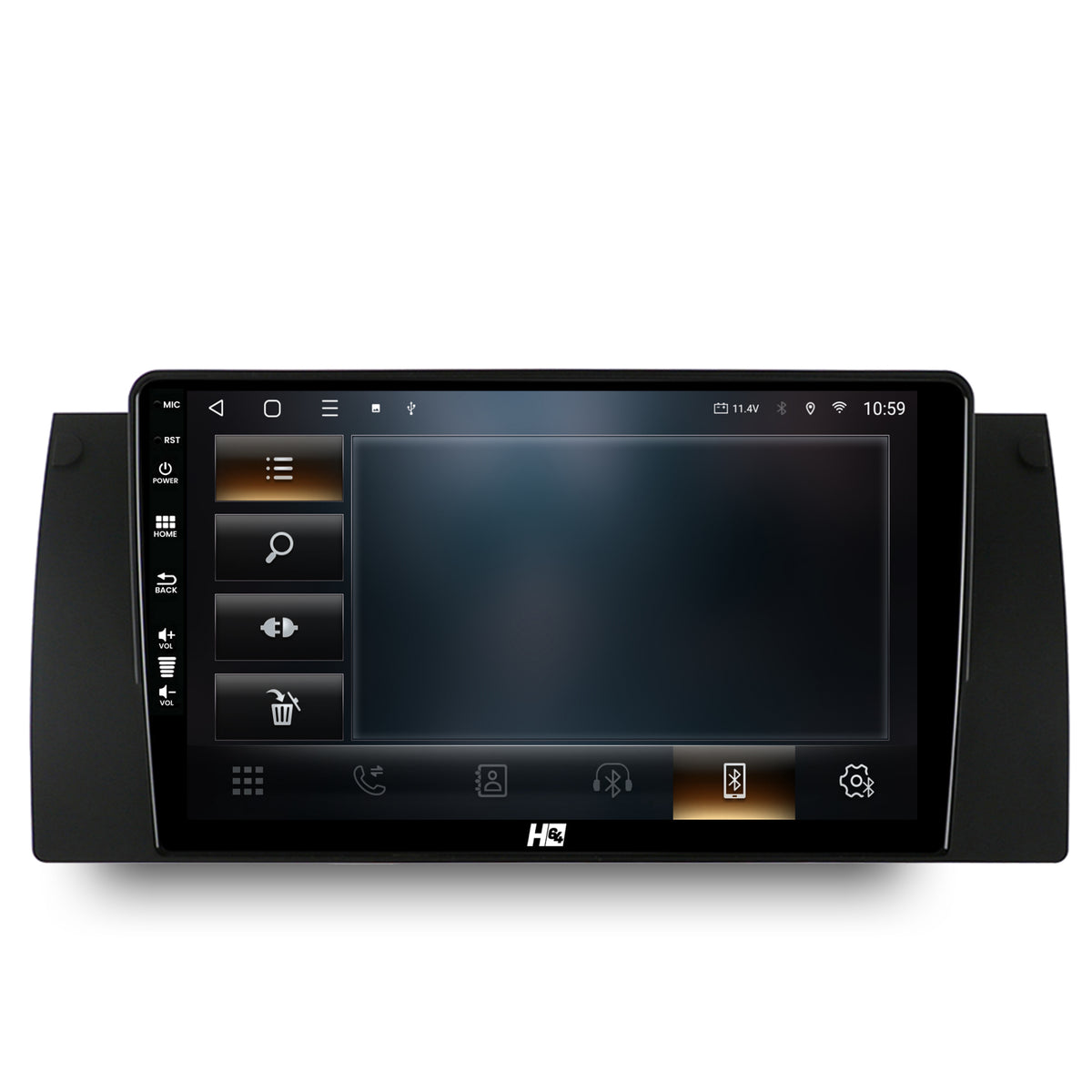 Navigatie HUB64 BMW E39/E53/E38, 2GB RAM, Android, GPS, Wi-FI, Carplay, Android Auto, USB, Bluetooth, Radio, Waze, Touchscreen, 9 inch