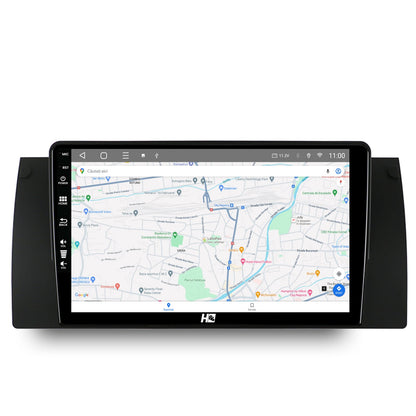 Navigatie HUB64 BMW E39/E53/E38, 4GB RAM, Android, Quadcore, DSP, GPS, Wi-FI, Carplay, Android Auto, USB, Bluetooth, Waze, Touchscreen, 9 inch