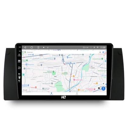 Navigatie HUB64 BMW E39/E53/E38, 8GB RAM, Android, Octacore, Slot Sim 4G, DSP, GPS, Wi-FI, Carplay, Android Auto, USB, Bluetooth, Waze, Touchscreen, 9 Inch