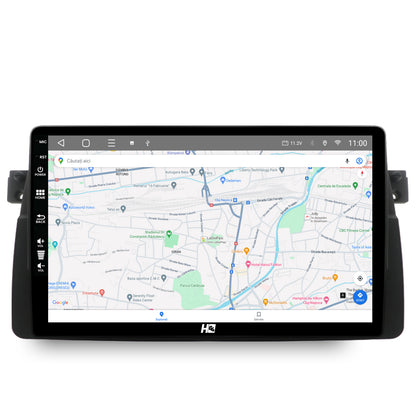 Navigatie HUB64 BMW E46, 2GB RAM, Android, GPS, Wi-FI, Carplay, Android Auto, USB, Bluetooth, Radio, Waze, Touchscreen, 9 inch