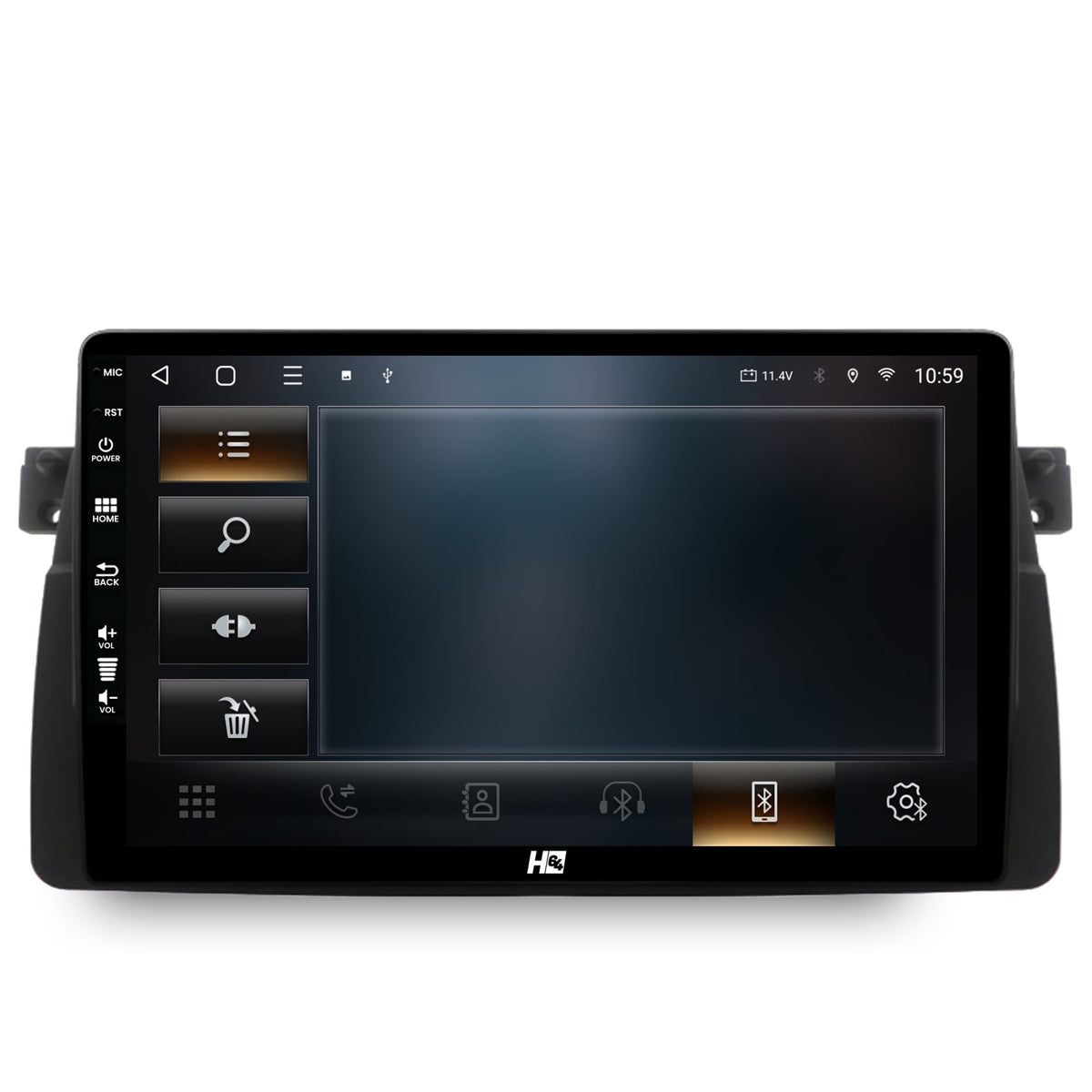 Navigatie HUB64 BMW E46, 2GB RAM, Android, GPS, Wi-FI, Carplay, Android Auto, USB, Bluetooth, Radio, Waze, Touchscreen, 9 inch