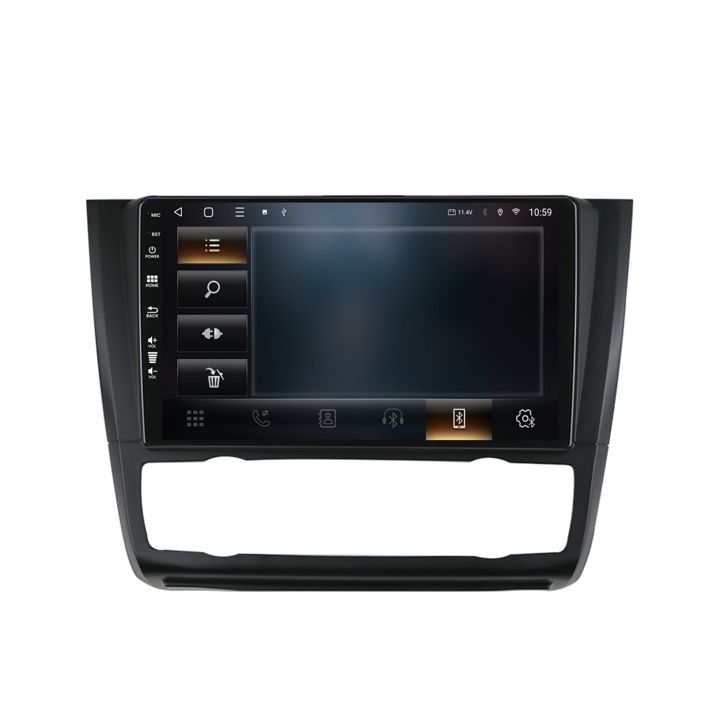 Navigatie HUB64 BMW Seria 1 E87 (2007-2011), Clima Automata, 4GB RAM, Android, Octacore, Slot Sim 4G, DSP, GPS, Wi-FI, Carplay, Android Auto, USB, Bluetooth, Waze, Touchscreen, 9 inch