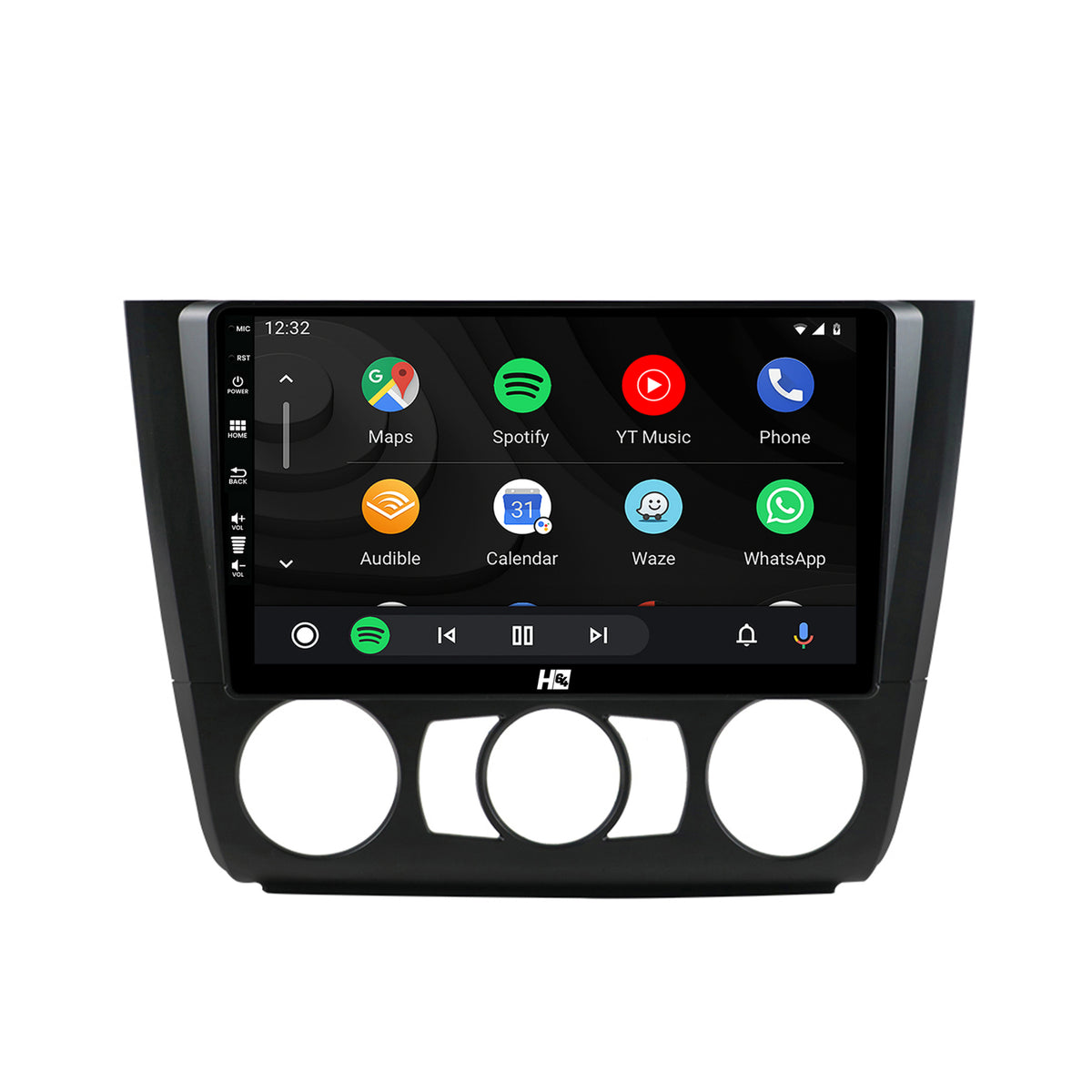 Navigatie HUB64 BMW Seria 1 E87 (2007-2011), Clima Manuala, Android, Octacore / 6GB RAM + 128GB ROM, 9 Inch - HB-649006+AD-BGRKIT398