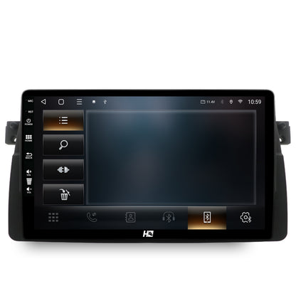 Navigatie HUB64 BMW Seria 3 E46/M3 , 6GB RAM, Android, Octacore, Slot Sim 4G, DSP, GPS, Wi-FI, Carplay, Android Auto, USB, Bluetooth, Waze, Touchscreen, 9 Inch