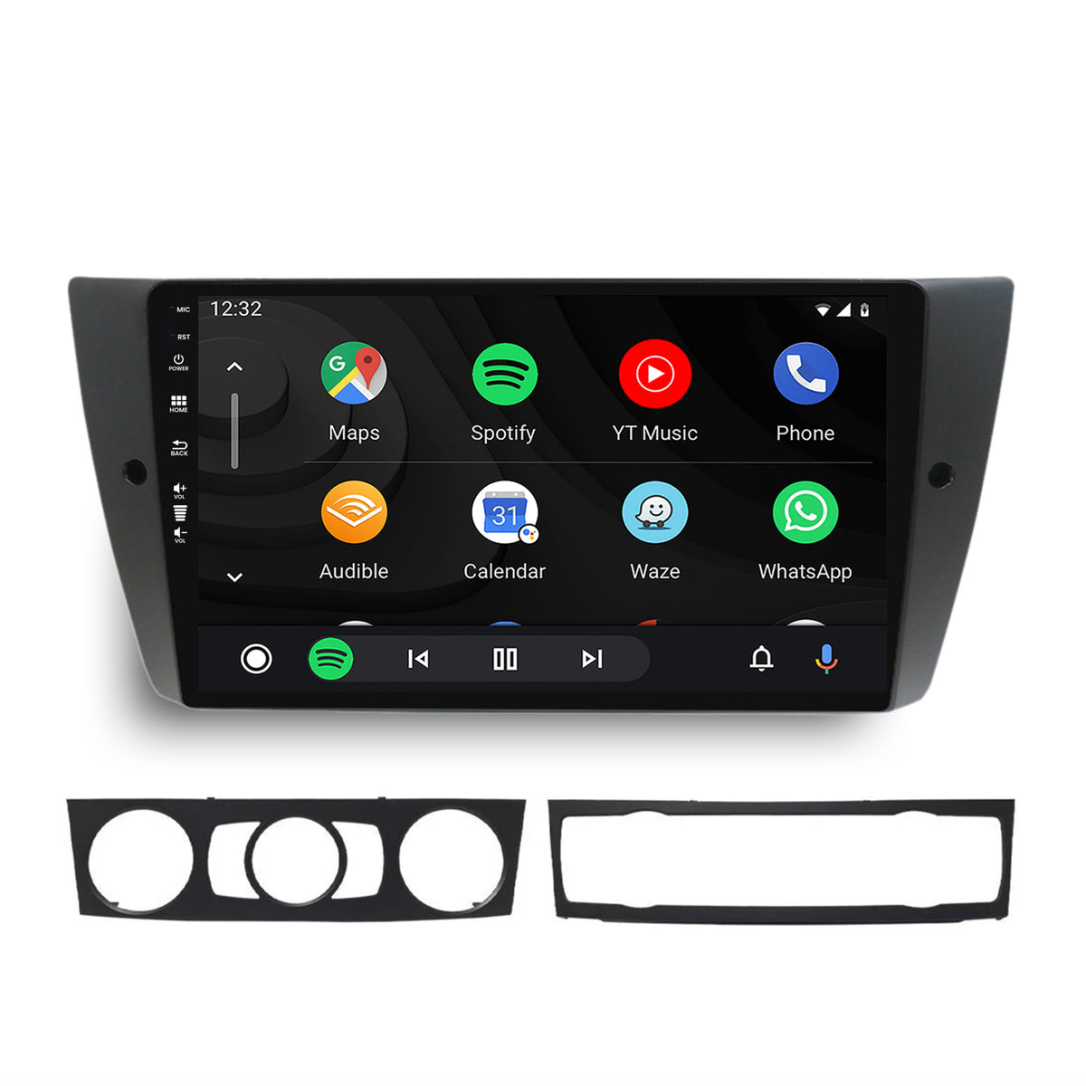 Navigatie HUB64 BMW Seria 3 E90, E91, E92, 4GB RAM, Android, Octacore, Slot Sim 4G, DSP, GPS, Wi-FI, Carplay, Android Auto, USB, Bluetooth, Waze, Touchscreen, 9 inch