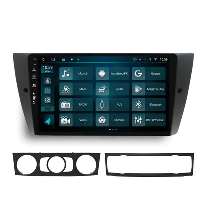 Navigatie HUB64 BMW Seria 3 E90, E91, E92, 8GB RAM, Android, Octacore, Slot Sim 4G, DSP, GPS, Wi-FI, Carplay, Android Auto, USB, Bluetooth, Waze, Touchscreen, 9 Inch