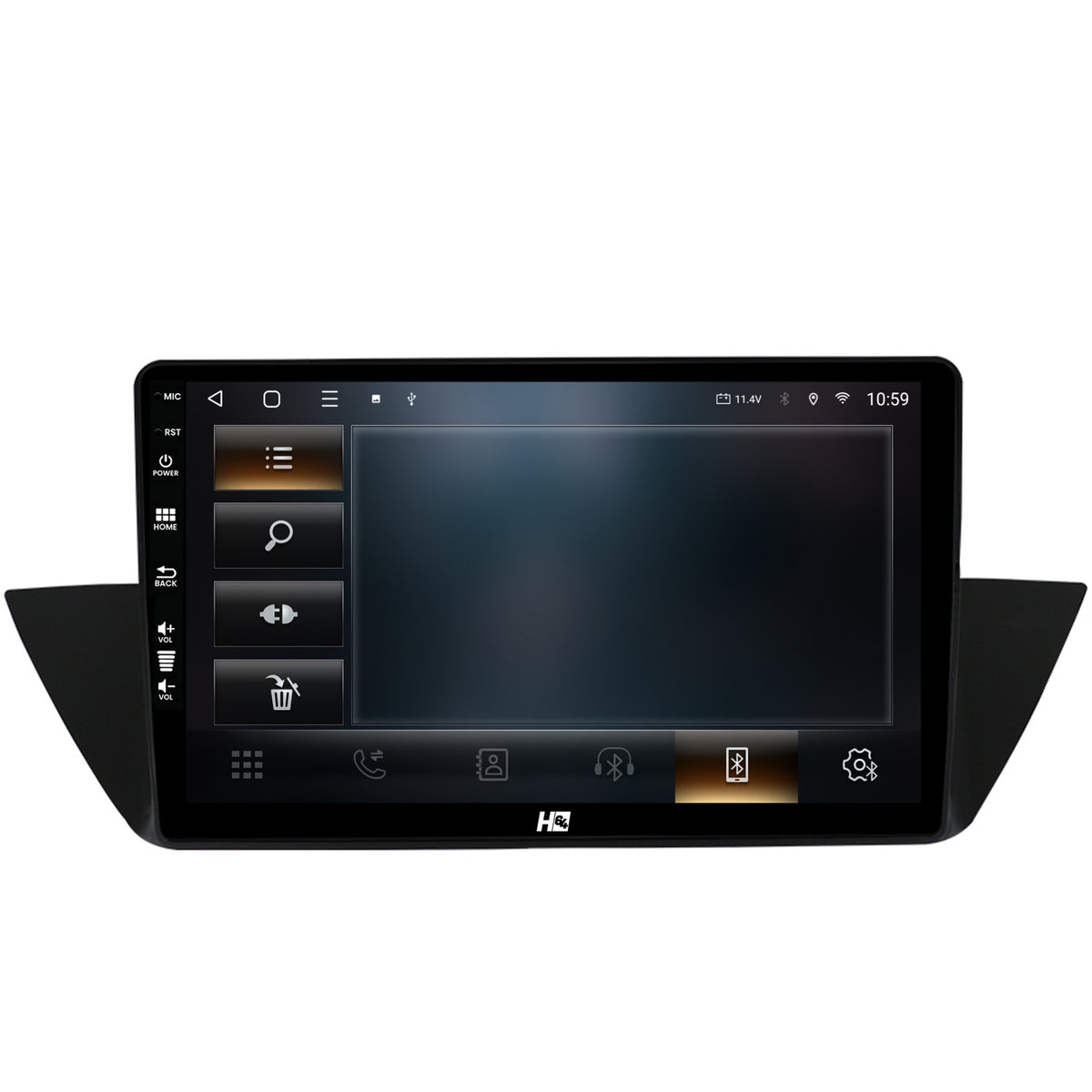 Navigatie HUB64 BMW X1 (2009-2015), 2GB RAM, Android, GPS, Wi-FI, Carplay, Android Auto, USB, Bluetooth, Radio, Waze, Touchscreen, 10.1 inch