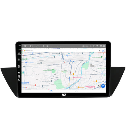 Navigatie HUB64 BMW X1 (2009-2015), 4GB RAM, Android, Octacore, Slot Sim 4G, DSP, GPS, Wi-FI, Carplay, Android Auto, USB, Bluetooth, Waze, Touchscreen, 10.1 Inch
