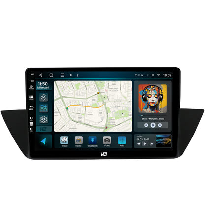 Navigatie HUB64 BMW X1 (2009-2015), 4GB RAM, Android, Quadcore, DSP, GPS, Wi-FI, Carplay, Android Auto, USB, Bluetooth, Waze, Touchscreen, 10.1 Inch