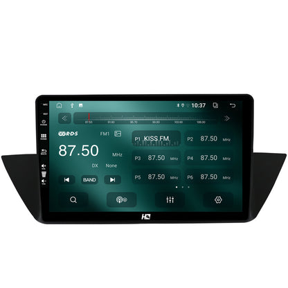 Navigatie HUB64 BMW X1 (2009-2015), 2GB RAM, Android, GPS, Wi-FI, Carplay, Android Auto, USB, Bluetooth, Radio, Waze, Touchscreen, 10.1 inch