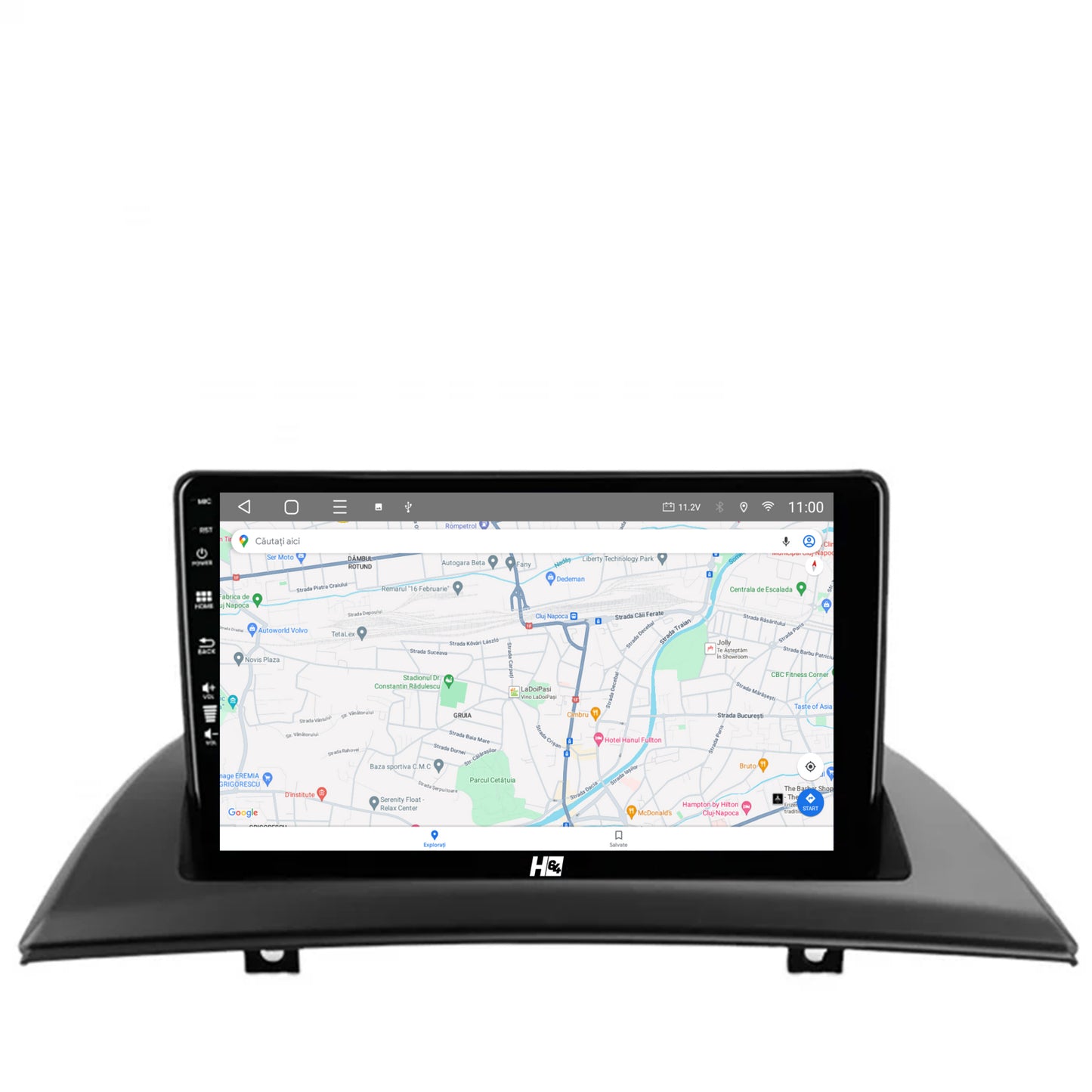 Navigatie HUB64 BMW X3 E83 (2003-2010), 2GB RAM, Android, GPS, Wi-FI, Carplay, Android Auto, USB, Bluetooth, Radio, Waze, Touchscreen, 9 inch