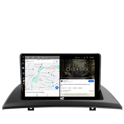 Navigatie HUB64 BMW X3 E83 (2003-2010), 2GB RAM, Android, GPS, Wi-FI, Carplay, Android Auto, USB, Bluetooth, Radio, Waze, Touchscreen, 9 inch