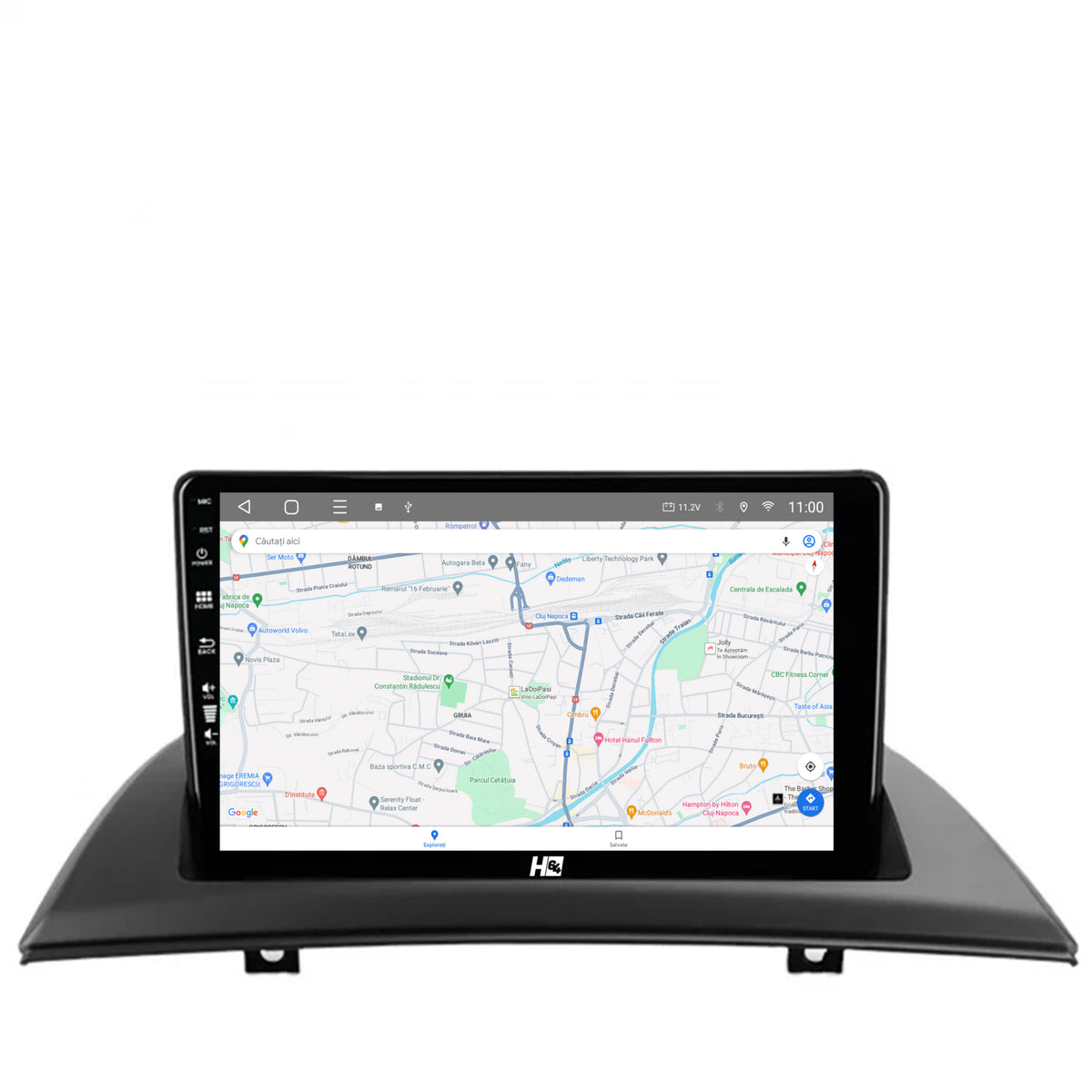 Navigatie HUB64 BMW X3 E83 (2003-2010), 6GB RAM, Android, Octacore, Slot Sim 4G, DSP, GPS, Wi-FI, Carplay, Android Auto, USB, Bluetooth, Waze, Touchscreen, 9 Inch