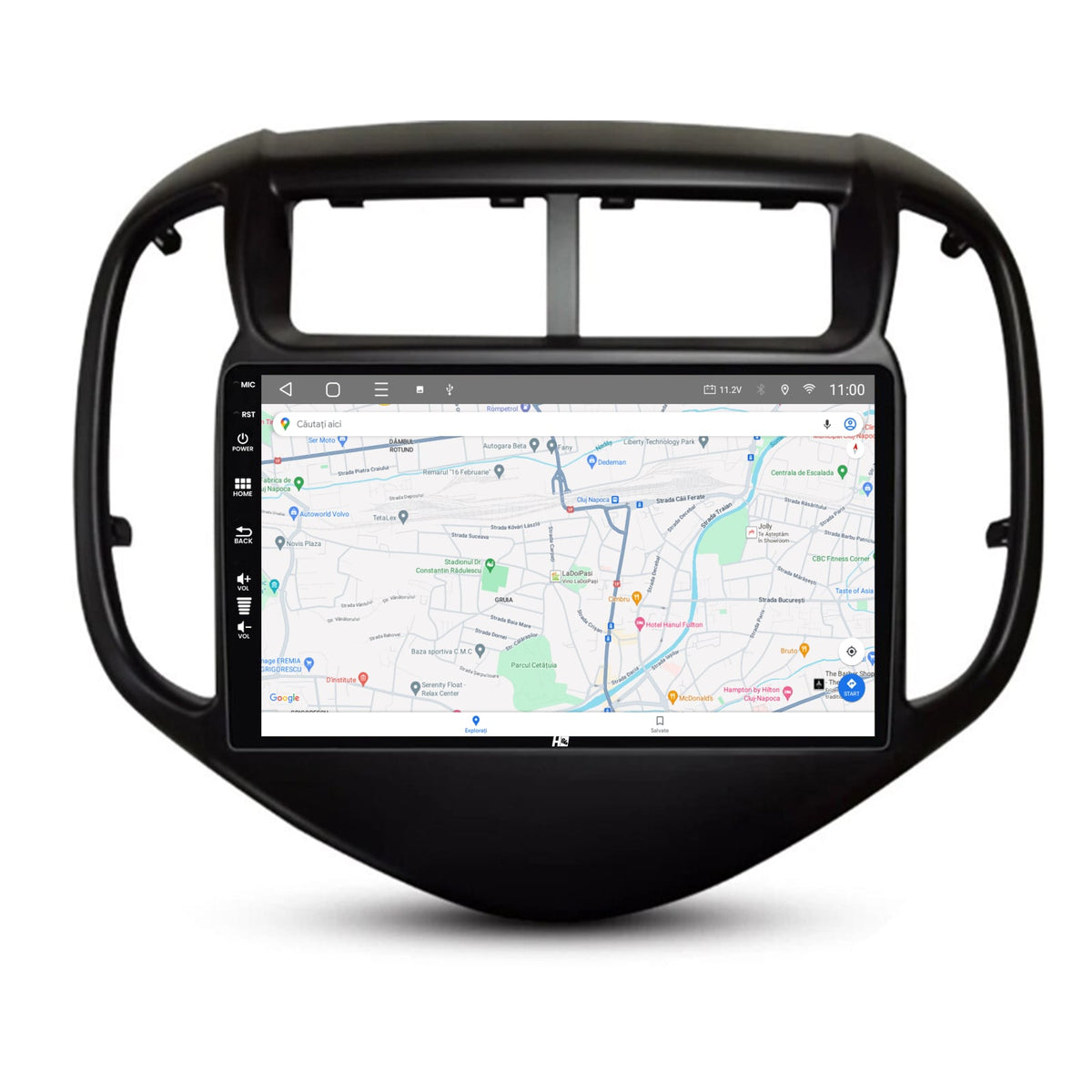 Navigatie HUB64 Chevrolet Aveo (2017-2021), 2GB RAM, Android, GPS, Wi-FI, Carplay, Android Auto, USB, Bluetooth, Radio, Waze, Touchscreen, 9 inch