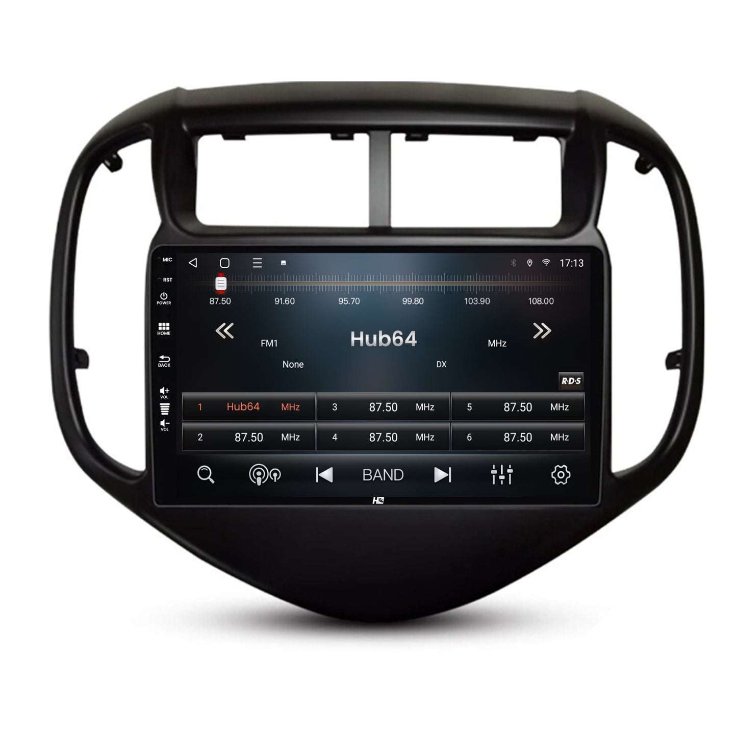 Navigatie HUB64 Chevrolet Aveo (2017-2021), 2GB RAM, Android, GPS, Wi-FI, Carplay, Android Auto, USB, Bluetooth, Radio, Waze, Touchscreen, 9 inch