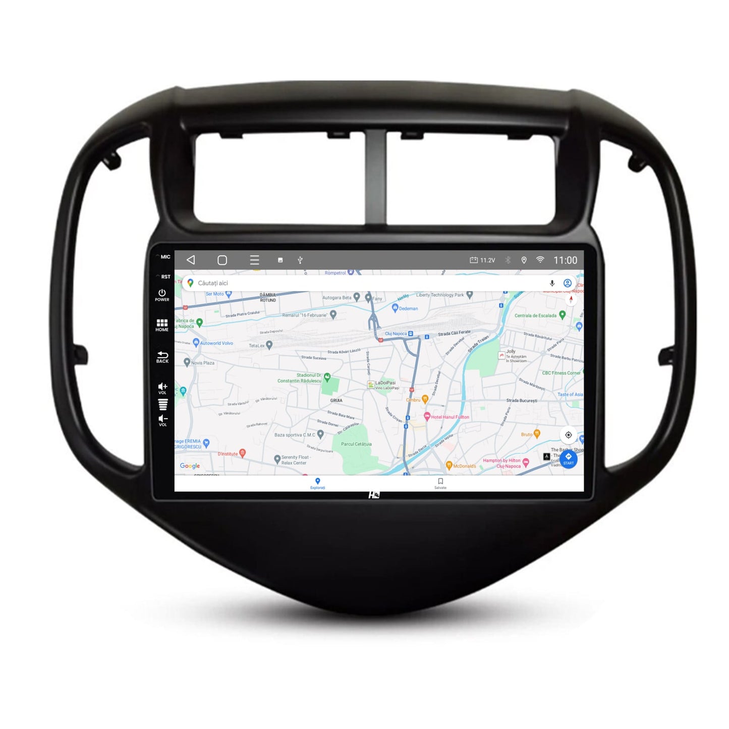 Navigatie HUB64 Chevrolet Aveo (2017-2021), 4GB RAM, Android, Octacore, Slot Sim 4G, DSP, GPS, Wi-FI, Carplay, Android Auto, USB, Bluetooth, Waze, Touchscreen, 9 inch