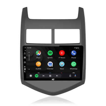 Navigatie HUB64 Chevrolet Aveo 2 (2010-2015), 4GB RAM, Android, Quadcore, DSP, GPS, Wi-FI, Carplay, Android Auto, USB, Bluetooth, Waze, Touchscreen, 9 inch