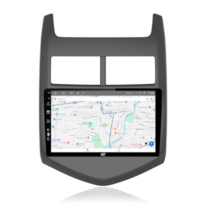 Navigatie HUB64 Chevrolet Aveo 2 (2010-2015), 4GB RAM, Android, Octacore, Slot Sim 4G, DSP, GPS, Wi-FI, Carplay, Android Auto, USB, Bluetooth, Waze, Touchscreen, 9 inch