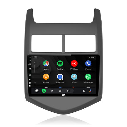 Navigatie HUB64 Chevrolet Aveo 2 (2010-2015), 6GB RAM, Android, Octacore, Slot Sim 4G, DSP, GPS, Wi-FI, Carplay, Android Auto, USB, Bluetooth, Waze, Touchscreen, 9 Inch