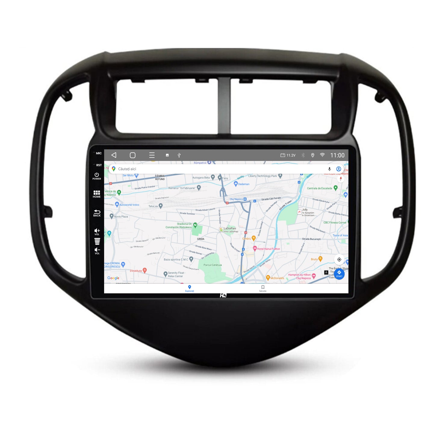 Navigatie HUB64 Chevrolet Aveo (2016-2021), 8GB RAM, Android, Octacore, Slot Sim 4G, DSP, GPS, Wi-FI, Carplay, Android Auto, USB, Bluetooth, Waze, Touchscreen, 9 Inch