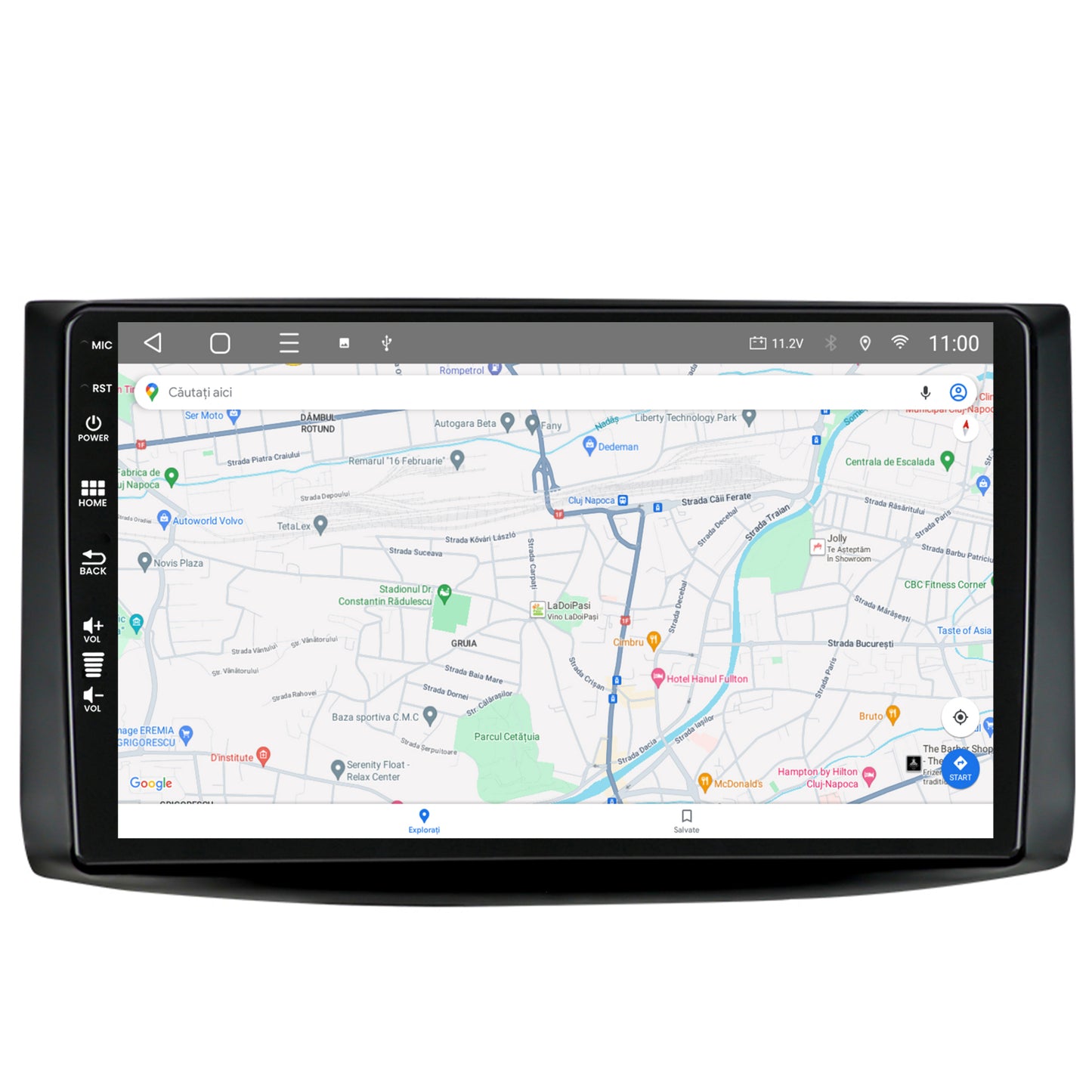 Navigatie HUB64 Chevrolet Aveo (2006-2012), 8GB RAM, Android, Octacore, Slot Sim 4G, DSP, GPS, Wi-FI, Carplay, Android Auto, USB, Bluetooth, Waze, Touchscreen, 9 Inch
