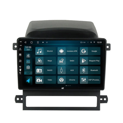 Navigatie HUB64 Chevrolet Captiva (2006-2011), 2GB RAM, Android, GPS, Wi-FI, Carplay, Android Auto, USB, Bluetooth, Radio, Waze, Touchscreen, 9 inch