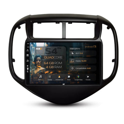 Navigatie HUB64 Chevrolet Aveo (2016-2021), 4GB RAM, Android, Quadcore, DSP, GPS, Wi-FI, Carplay, Android Auto, USB, Bluetooth, Waze, Touchscreen, 9 inch