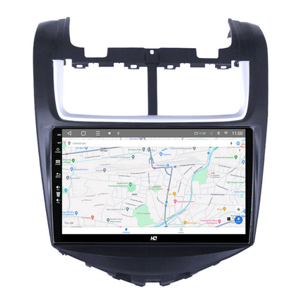 Navigatie HUB64 Chevrolet Aveo (2014-2017), 4GB RAM, Android, Quadcore, DSP, GPS, Wi-FI, Carplay, Android Auto, USB, Bluetooth, Waze, Touchscreen, 9 inch