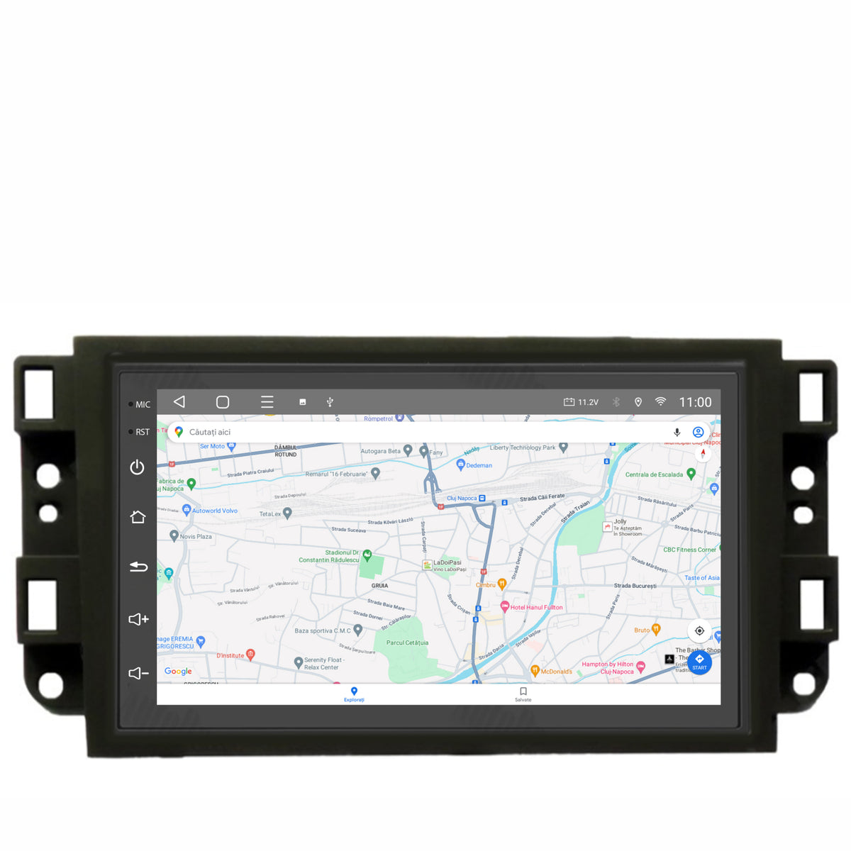 Navigatie HUB64 Chevrolet Aveo / Captiva / Epica (2006-2011), 4GB RAM, Android, Octacore, Slot Sim 4G, DSP, GPS, Wi-FI, Carplay, Android Auto, USB, Bluetooth, Waze, Touchscreen, 7 Inch