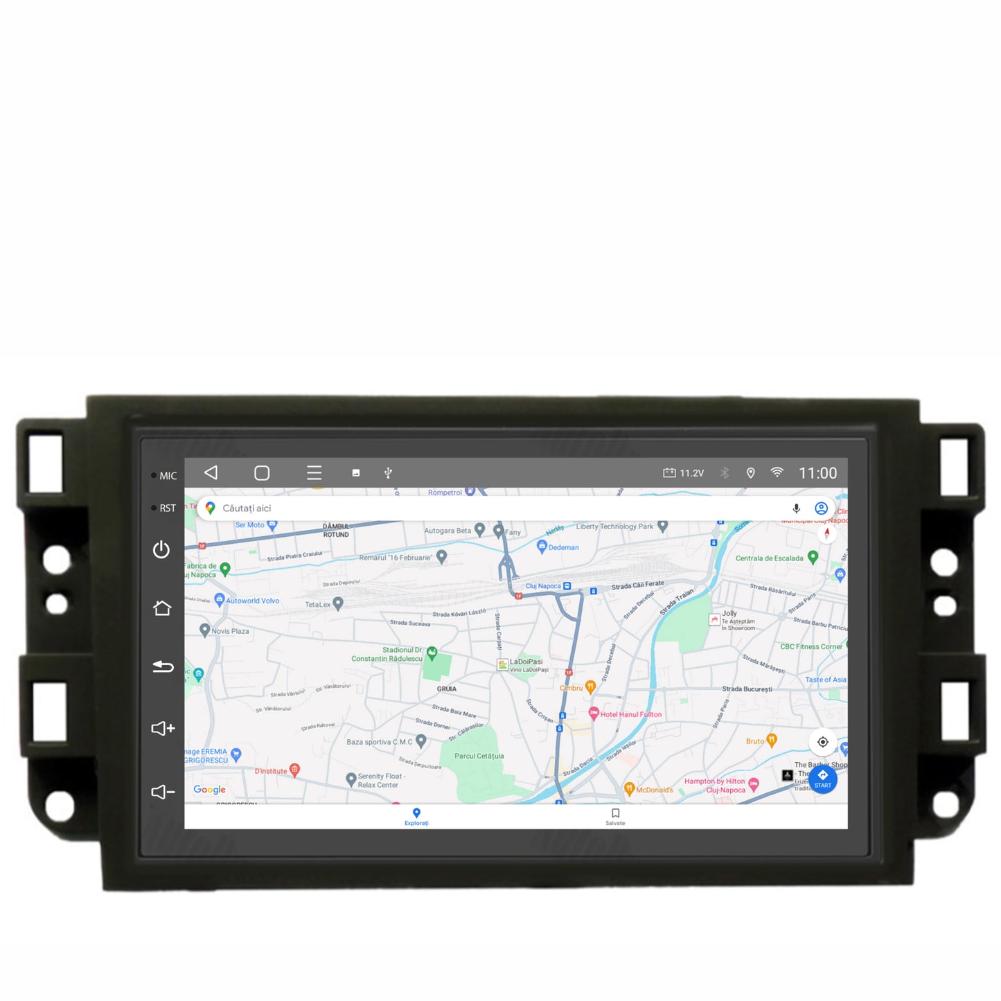Navigatie HUB64 Chevrolet Aveo / Captiva / Epica (2006-2011), 4GB RAM, Android, Quadcore, DSP, GPS, Wi-FI, Carplay, Android Auto, USB, Bluetooth, Waze, Touchscreen, 7 inch