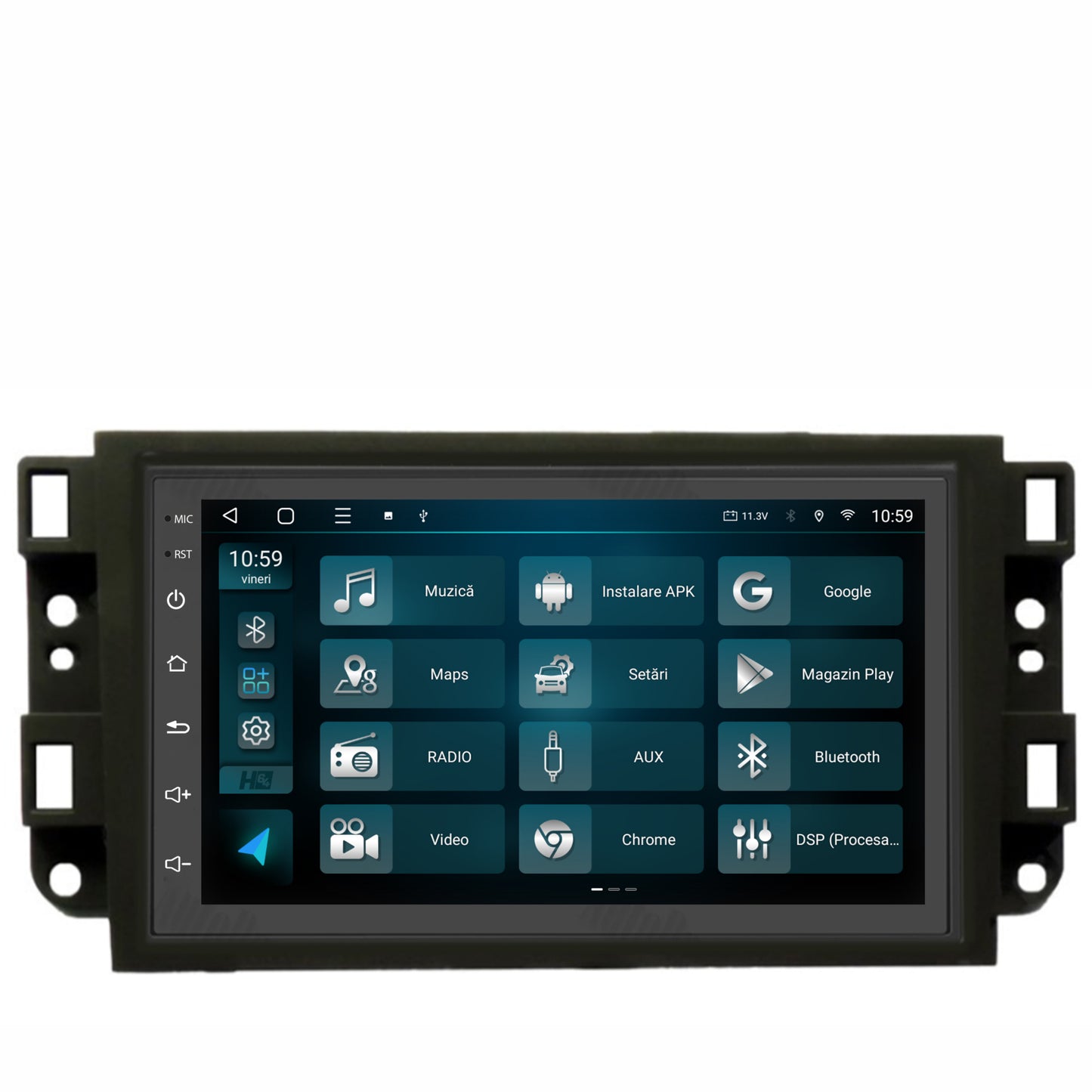 Navigatie HUB64 Chevrolet Aveo / Captiva / Epica (2006-2011), Android, P-Quadcore / 2GB RAM + 32GB ROM, 7 Inch - HB64-1002+AD-BGRCH0092DIN