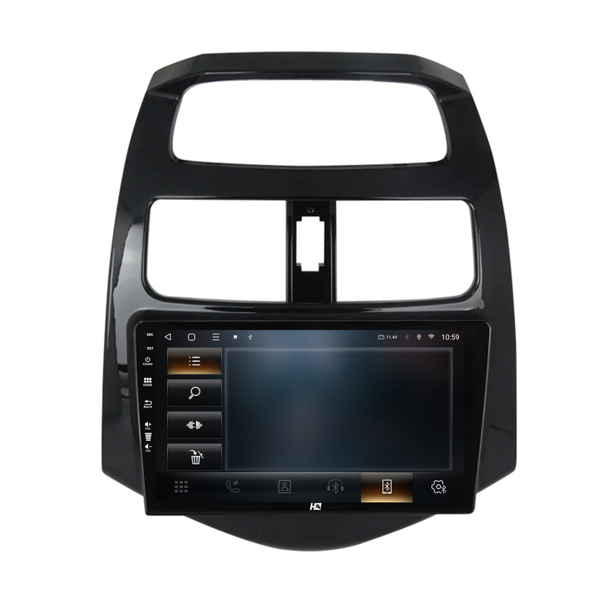 Navigatie HUB64 Daewoo Matiz / Chevrolet Spark (2010-2014), 2GB RAM, Android, GPS, Wi-FI, Carplay, Android Auto, USB, Bluetooth, Radio, Waze, Touchscreen, 9 inch