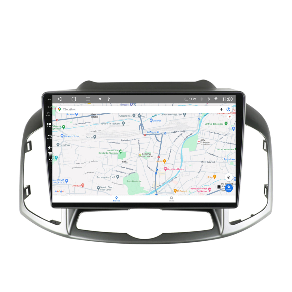 Navigatie HUB64 Chevrolet Captiva (2011-2018), 6GB RAM, Android, Octacore, Slot Sim 4G, DSP, GPS, Wi-FI, Carplay, Android Auto, USB, Bluetooth, Waze, Touchscreen, 10.1 Inch -