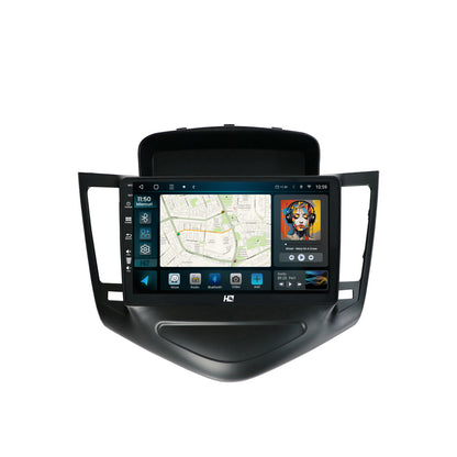 Navigatie HUB64 Chevrolet Cruze (2008-2014), 4GB RAM, Android, Quadcore, DSP, GPS, Wi-FI, Carplay, Android Auto, USB, Bluetooth, Waze, Touchscreen, 9 inch