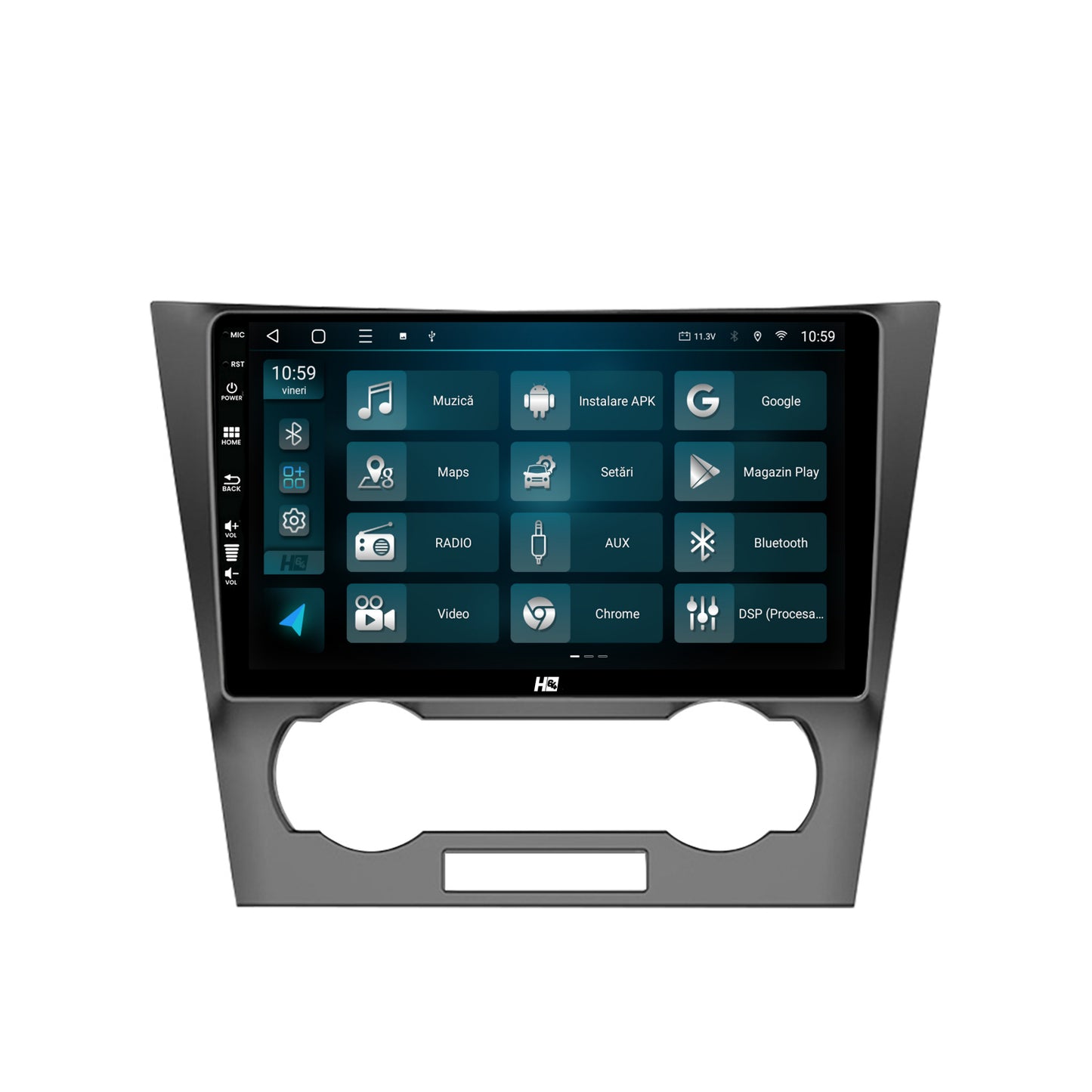 Navigatie HUB64 Chevrolet Epica (2006-2012), 2GB RAM, Android, GPS, Wi-FI, Carplay, Android Auto, USB, Bluetooth, Radio, Waze, Touchscreen, 9 inch