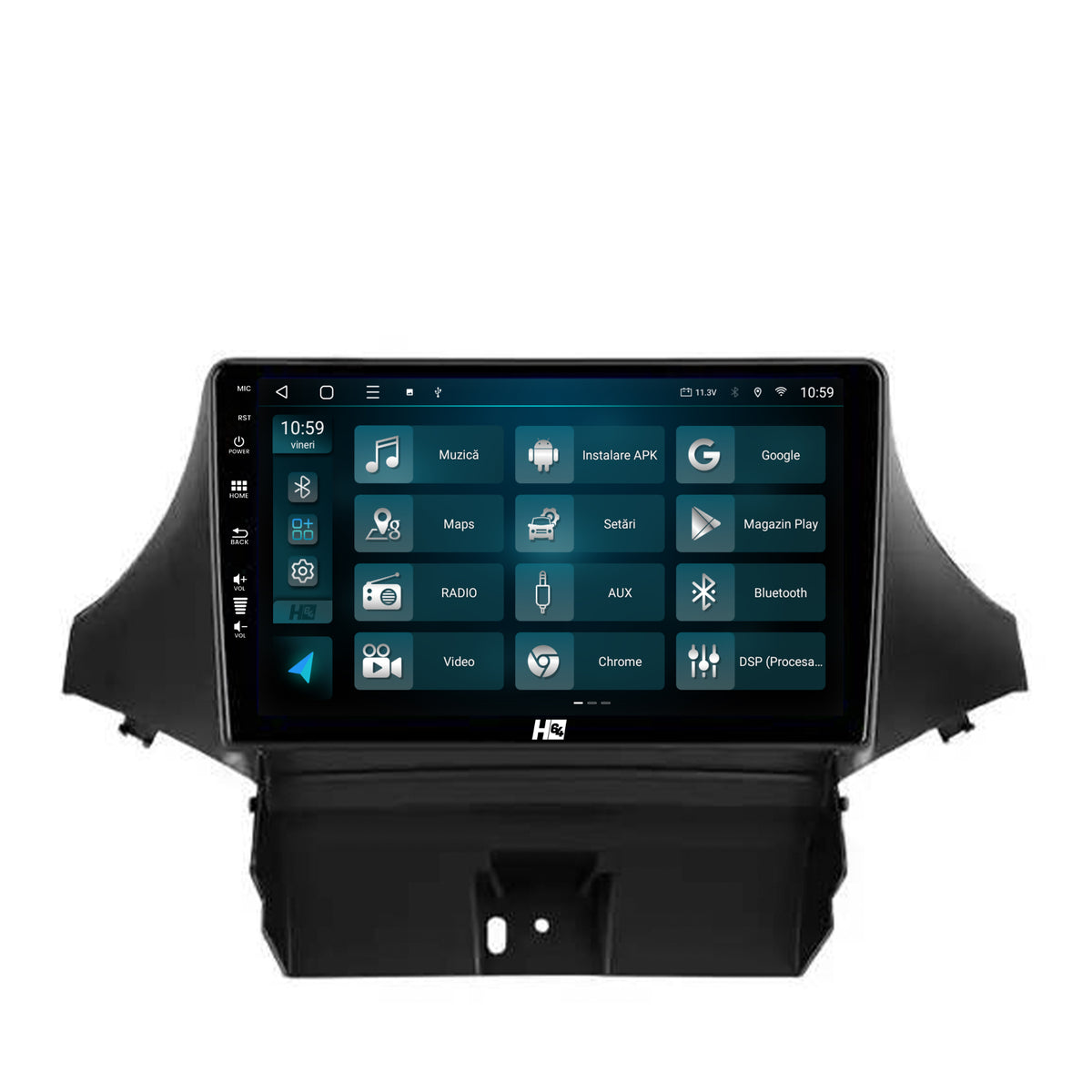 Navigatie HUB64 Chevrolet Orlando (2009-2017), 4GB RAM, Android, Octacore, Slot Sim 4G, DSP, GPS, Wi-FI, Carplay, Android Auto, USB, Bluetooth, Waze, Touchscreen, 9 inch