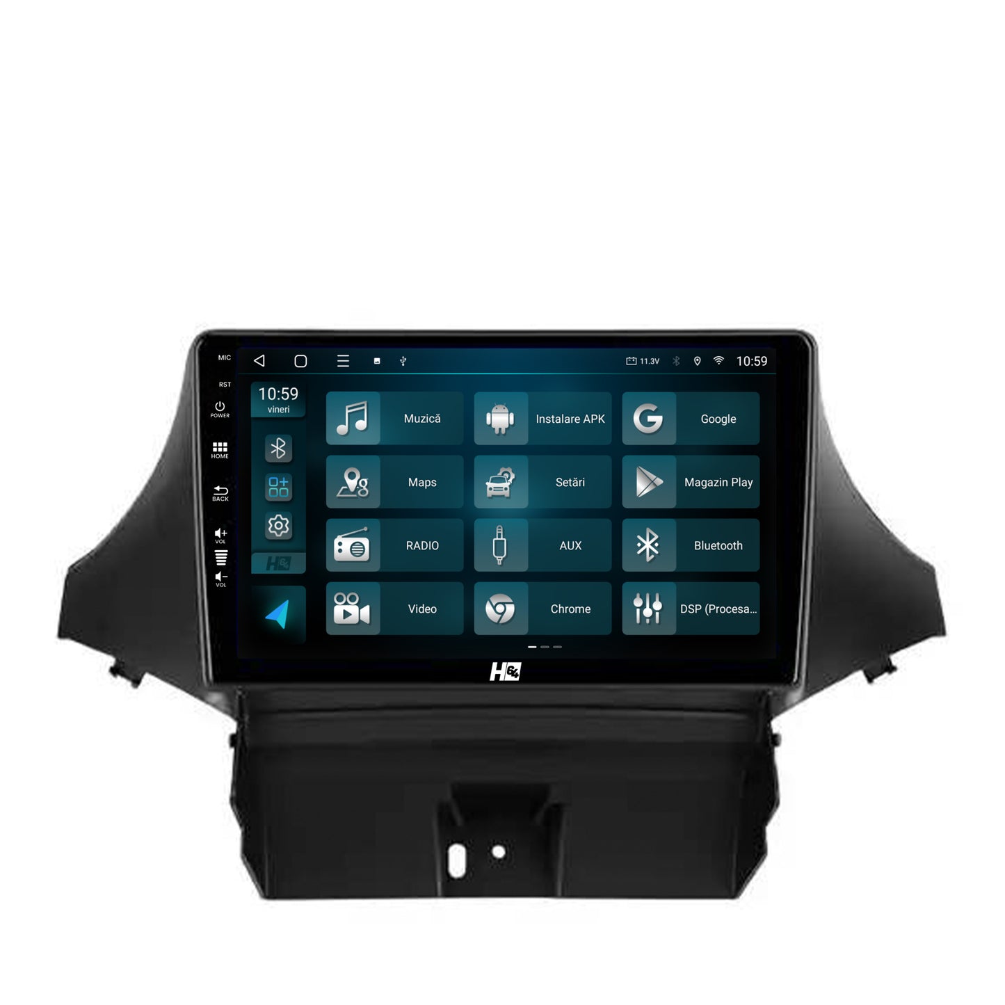 Navigatie HUB64 Chevrolet Orlando (2009-2017), 8GB RAM, Android, Octacore, Slot Sim 4G, DSP, GPS, Wi-FI, Carplay, Android Auto, USB, Bluetooth, Waze, Touchscreen, 9 Inch
