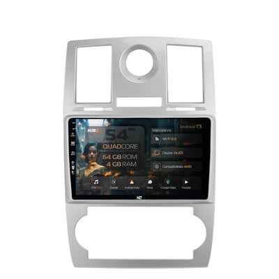 Navigatie HUB64 Chrysler 300C (2004-2011), 4GB RAM, Android, Quadcore, DSP, GPS, Wi-FI, Carplay, Android Auto, USB, Bluetooth, Waze, Touchscreen, 9 inch