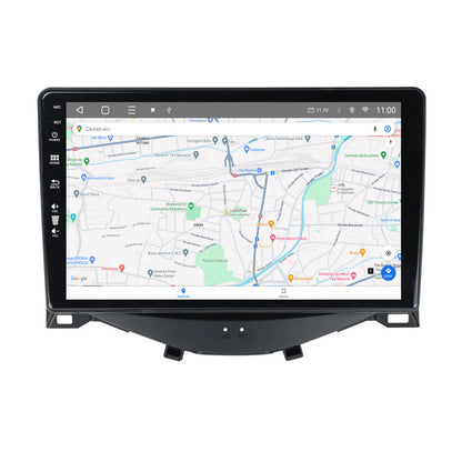 Navigatie HUB64 Citroen C1 / Peugeot 108 / Toyota AYGO (2014-2022), 8GB RAM, Android, Octacore, Slot Sim 4G, DSP, GPS, Wi-FI, Carplay, Android Auto, USB, Bluetooth, Waze, Touchscreen, 9 Inch